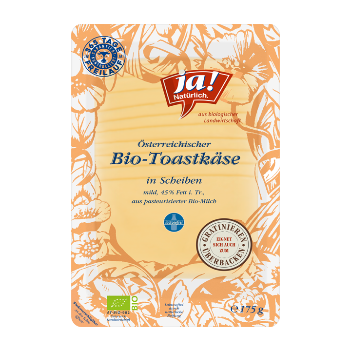 Bio-Toastkäse Scheiben