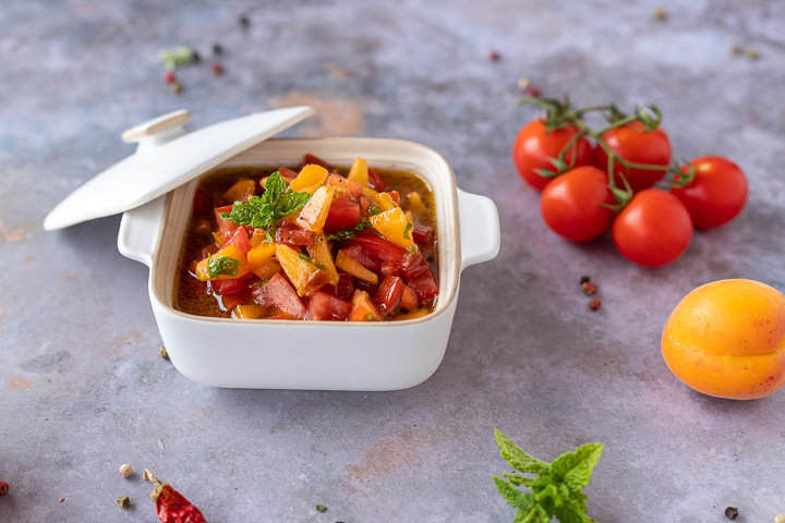 Tomaten-Marillen Salsa