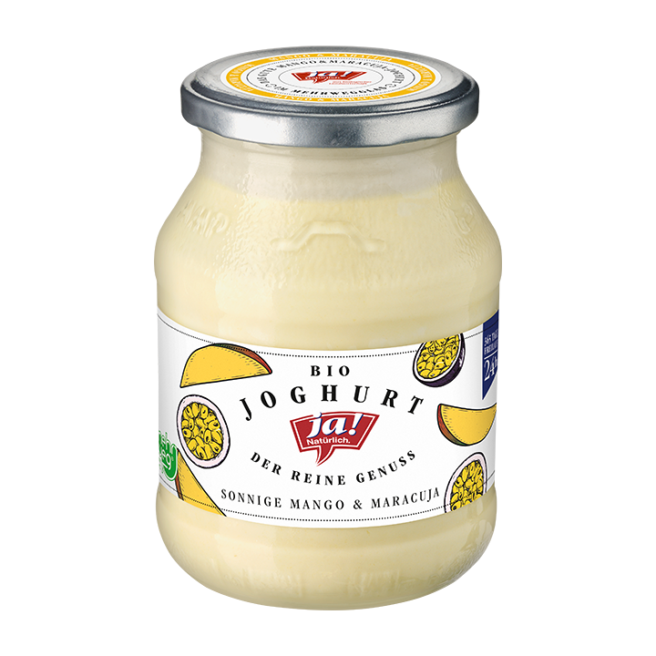 JA! Natürlich Bio-Joghurt Mango Maracuja