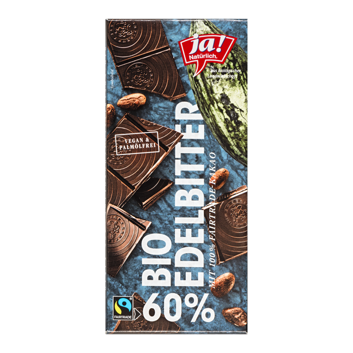 Bio-Edelbitterschokolade 60%