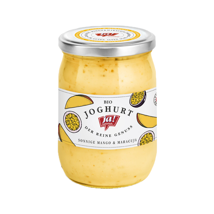 Bio Fruchtjoghurt Mango Maracuja Im Glas Ja Naturlich