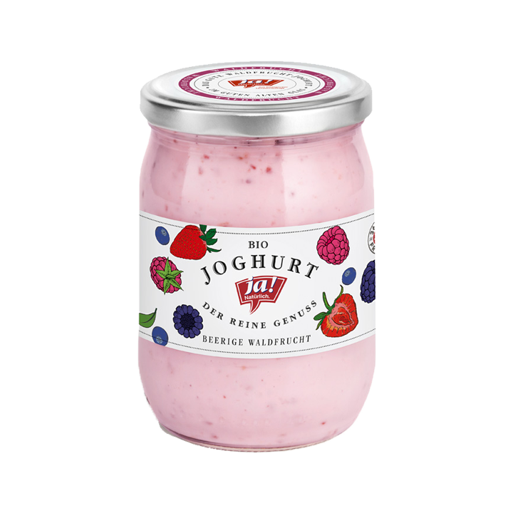Waldfrucht Joghurt im Glas