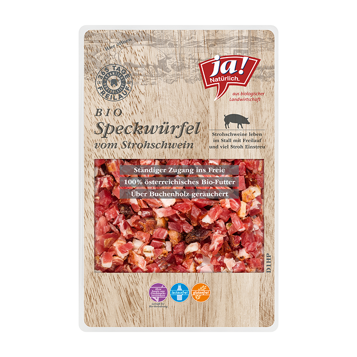 Bio-Speckwürfel vom Strohschwein