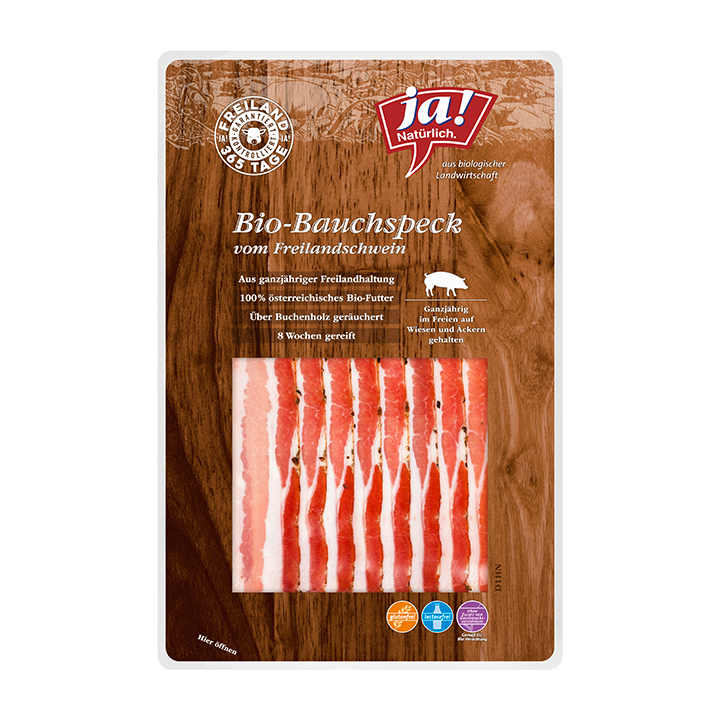 Bio-Bauchspeck vom Freilandschwein