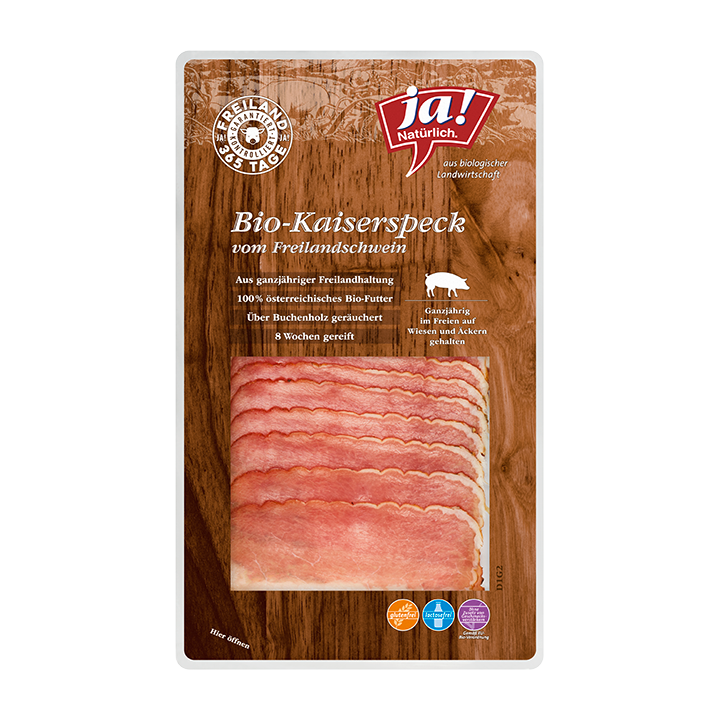 Bio-Kaiserspeck vom Freilandschwein