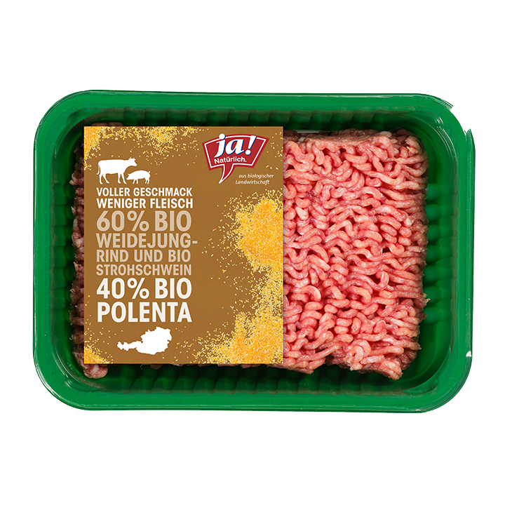 Faschiertes mit Polenta