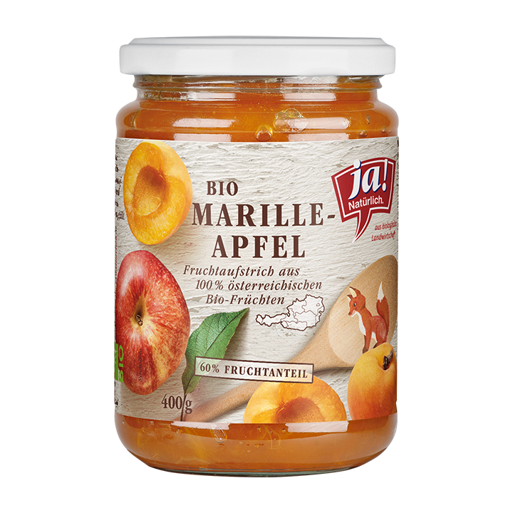 Bio-Fruchtaufstrich Marille-Apfel