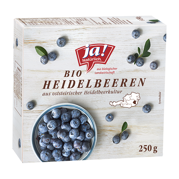 Bio-Heidelbeeren tiefgekühlt