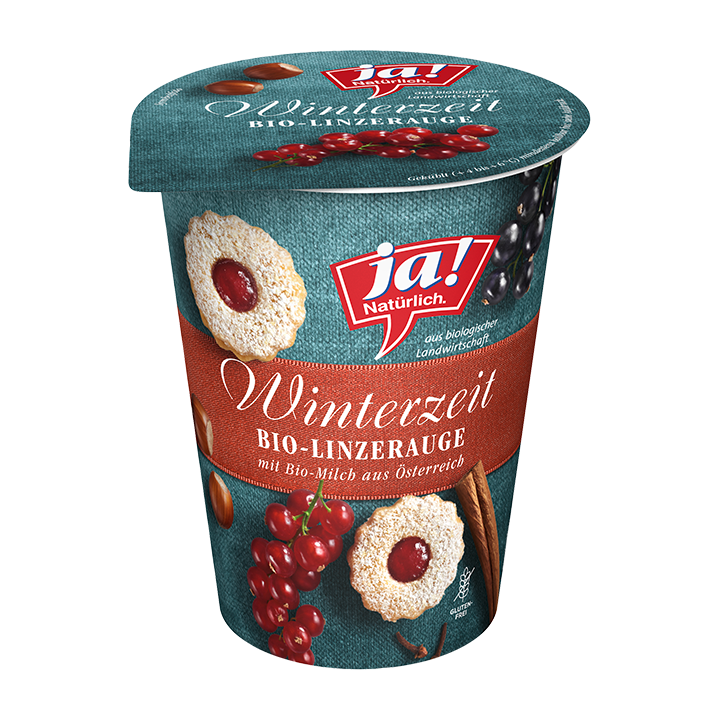Bio-Fruchtjoghurt Winterzeit Linzeraugen