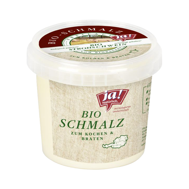 Bio-Schmalz vom Strohschwein