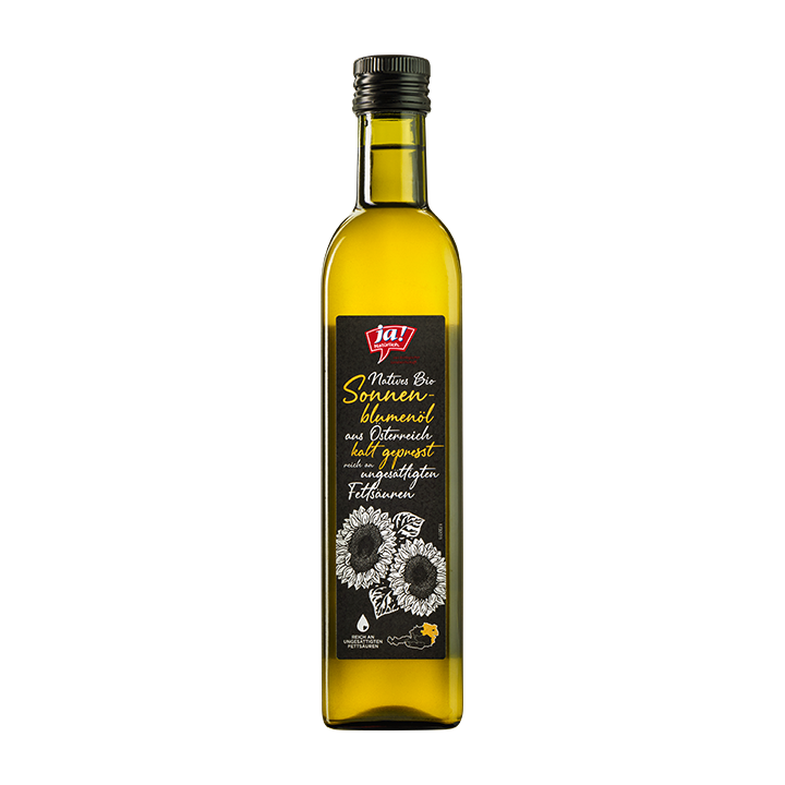 Bio-Sonnenblumenöl kaltgepresst