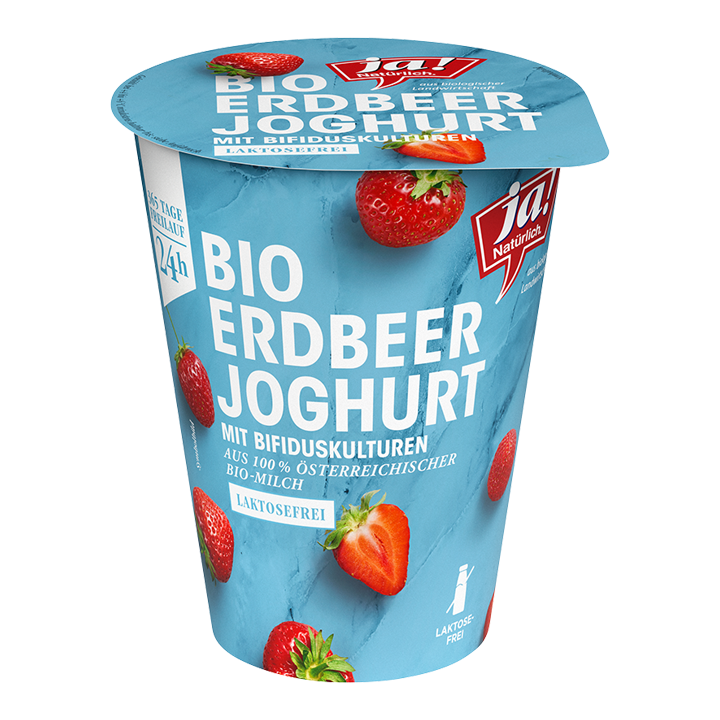 Bio-Fruchtjoghurt Erdbeere mit Bifiduskulturen