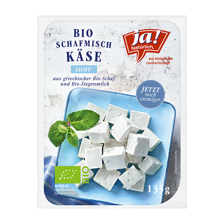 Bio Schafmischkäse Light