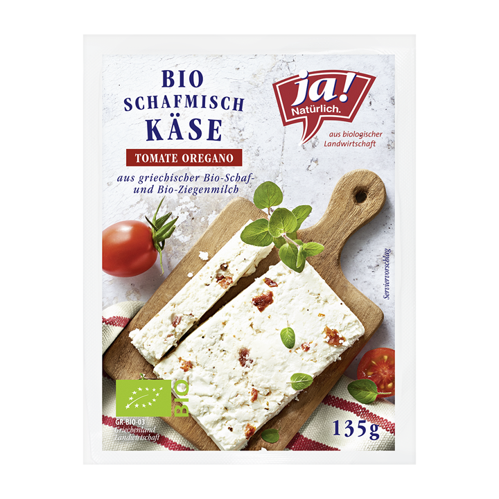 Bio-Schafmischkäse Tomate Oregano