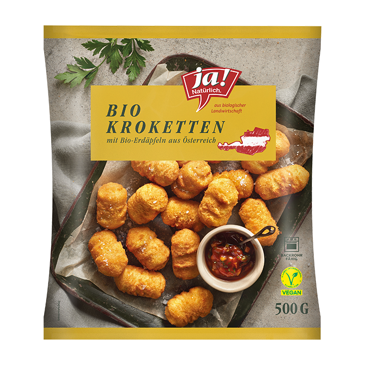 Bio-Kroketten tiefgekühlt