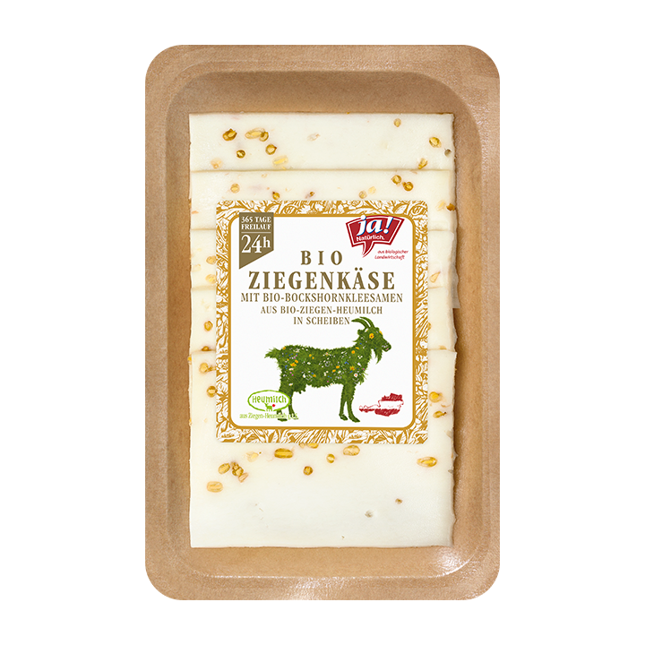 Bio-Ziegenkäse mit Bio-Bockshornkleesamen