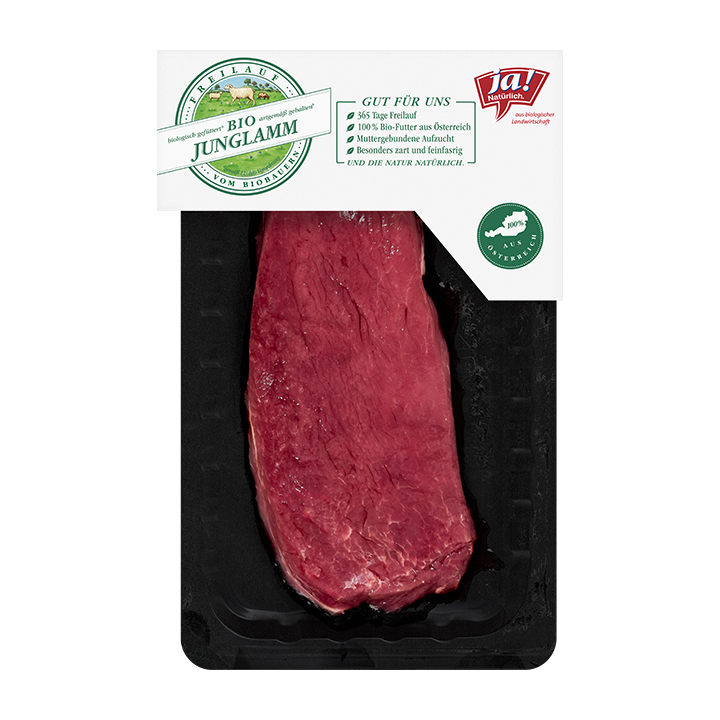 Bio-Rückensteak vom Junglamm