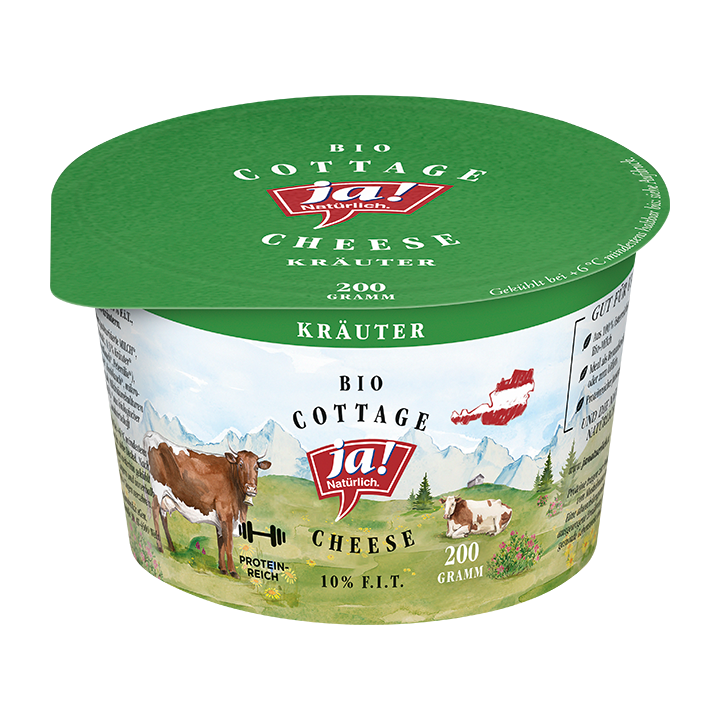 Bio Cottage Cheese mit Kräutern 10% F.i.T.