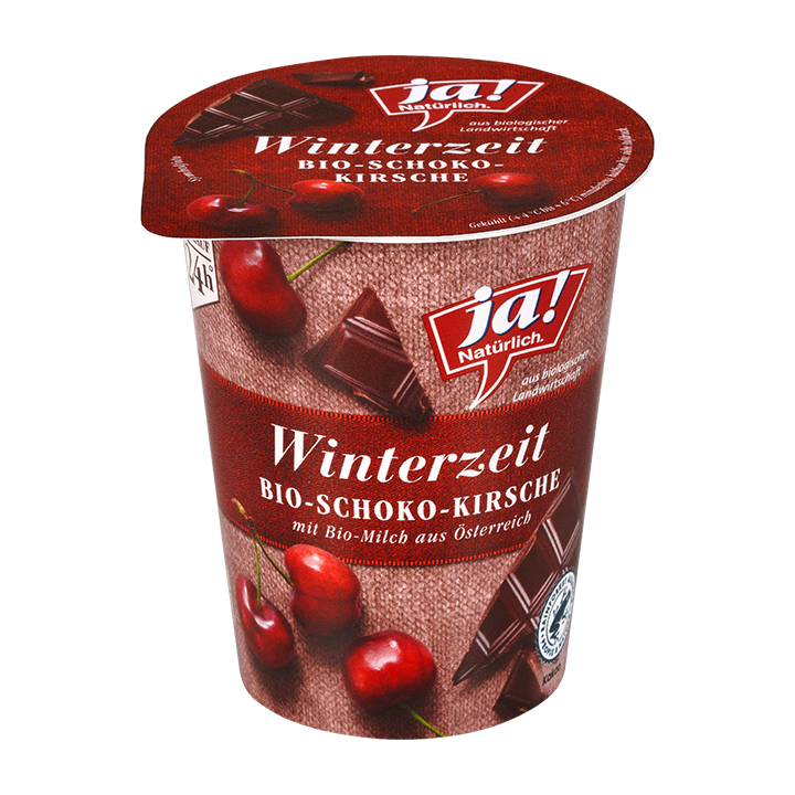 Bio Fruchtjoghurt Winterzeit Schoko Kirsch - Ja! Natürlich
