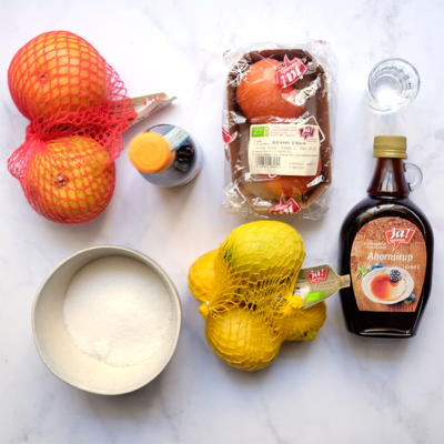 Alle im Rezept genannten Zutaten.