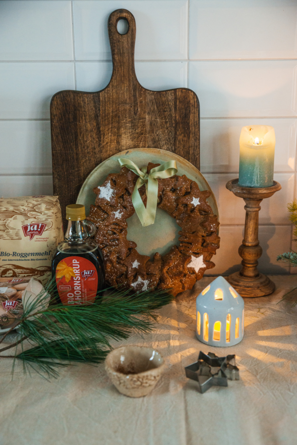 Bio-Lebkuchenkranz zum Staunen & Genießen
