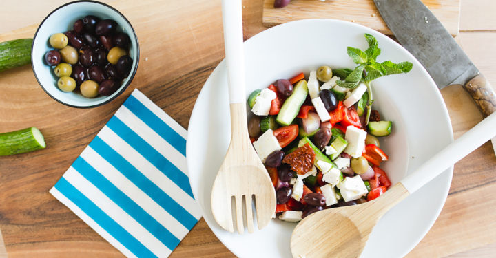 griechischer Salat mit Bio-Feta
