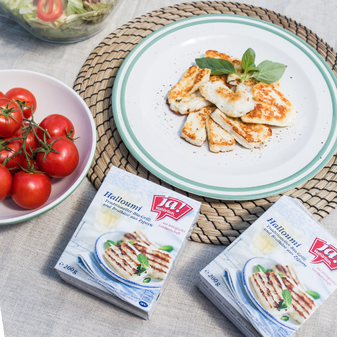 Halloumi – der traditionelle Grillkäse aus Kuh-, Ziegen- & Schafmilch