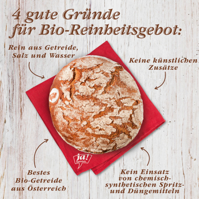 Bio-weizenfreies Brot von Ja! Natürlich.