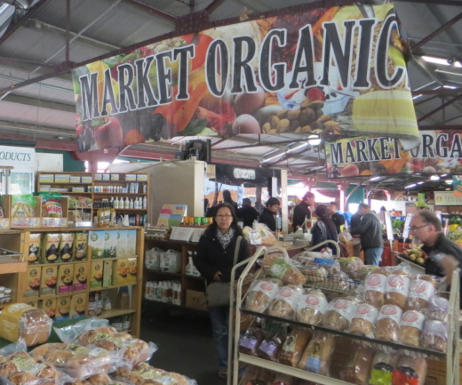 Ein organischer Markt in Australien.