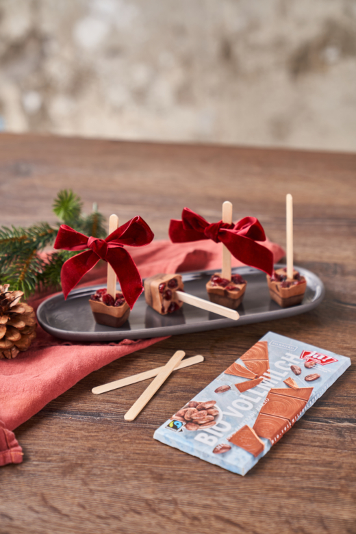 Schoko-Sticks: Heiße Schokolade am Stiel