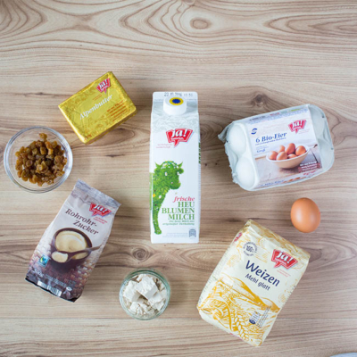 Alle im Rezept genannten Zutaten.