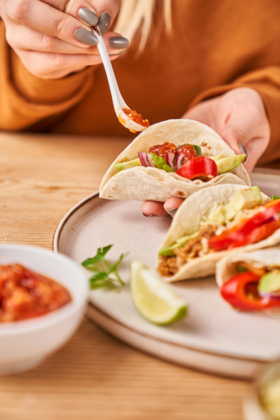 Hybrid Fleisch Tacos