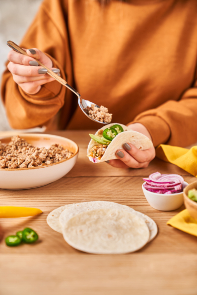 Hybrid Fleisch Tacos