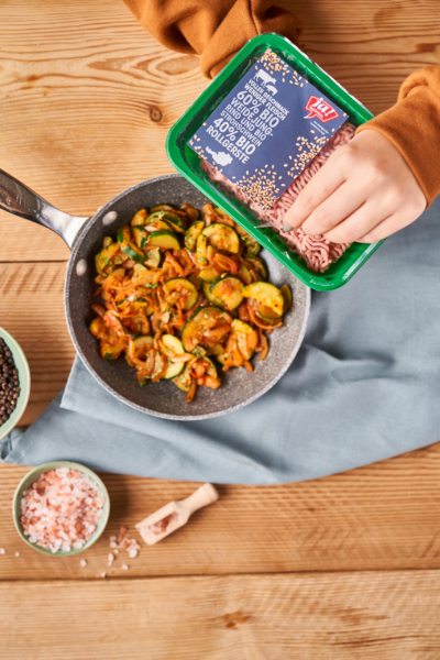 Hybrid Fleisch gefüllte Paprika