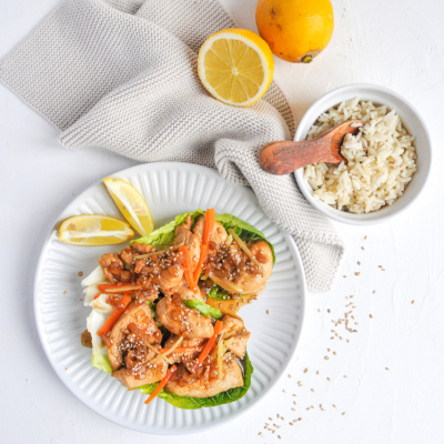 Asia-Salatherzen gefüllt mit Wiesenhendl littlebee.at