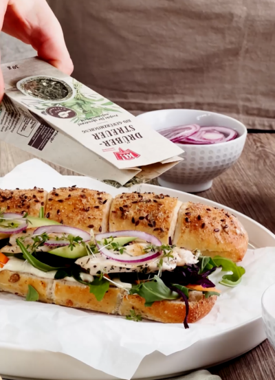 Donauwelle Wiesenhendl Sandwich