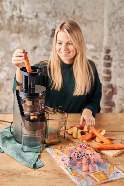 Karottensaft mit Leinöl