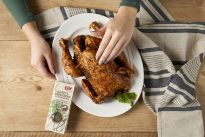 Brathuhn mit Wintergemüse & Erdäpfel