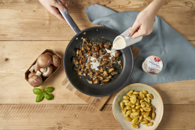 Bio-Gnocchi mit Champignons