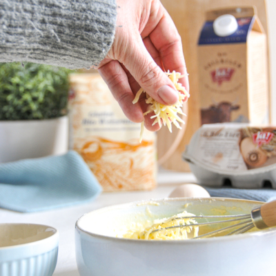 Jausenbox Waffeln mit Heublumenkäse