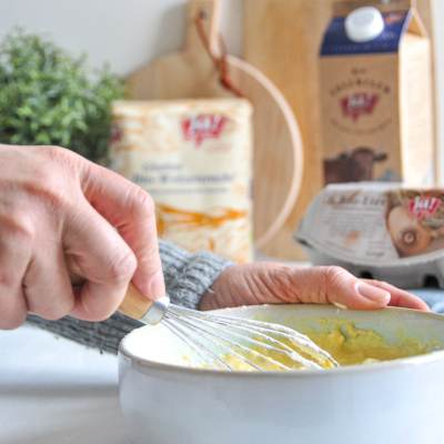 Jausenbox Waffeln mit Heublumenkäse