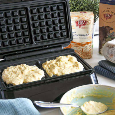 Jausenbox Waffeln mit Heublumenkäse