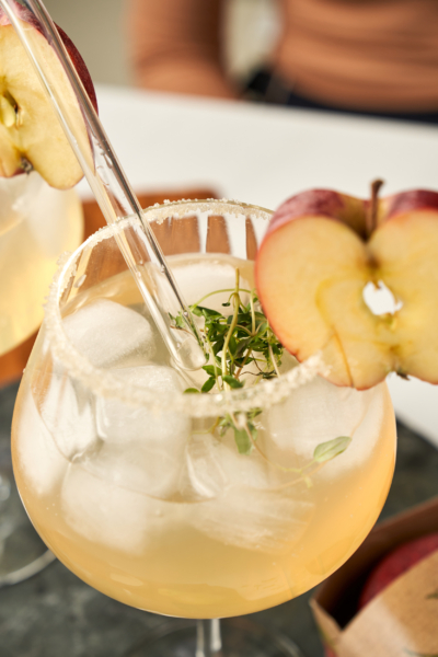 Apfel-Birnen-Saft Gin-Cocktail | Rezept