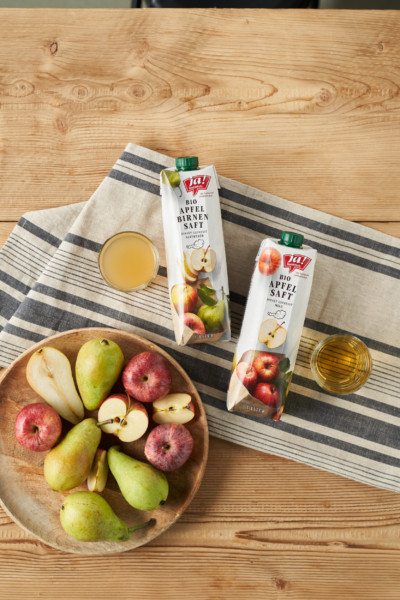 Apfel-Birnen-Saft Gin-Cocktail