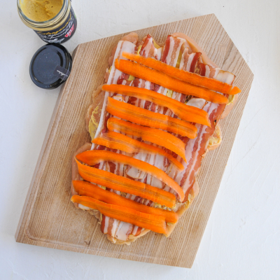 Wiesenhendl-Rollbraten mit Gnocchi