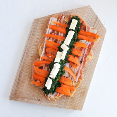 Wiesenhendl-Rollbraten mit Gnocchi