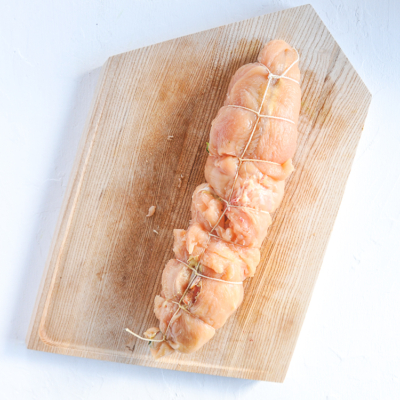 Wiesenhendl-Rollbraten mit Gnocchi