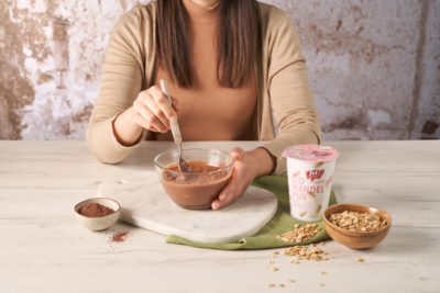 Schoko Bounty im Glas Bio-Mandel