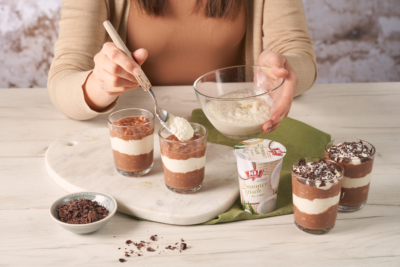 Schoko Bounty im Glas Sommerfrisch Kokos