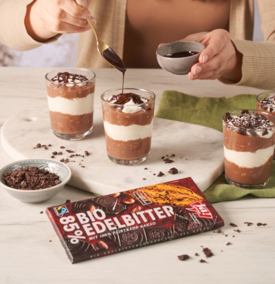 Schoko Bounty im Glas Bio_Edeöbitter 85%
